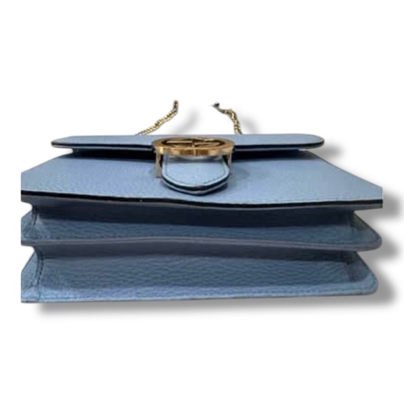 🔥FLASH SALE🔥✨💎GUCCI💎✨Pebbled leather Interlocking GG Crossbody w/Dustbag - Picture 7 of 12